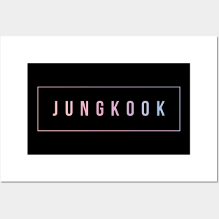 Jungkook BTS Shirt | Simple Junkook fan t-shirt Posters and Art